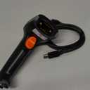 Tera Barcode Scanner Wireless Versatile 2-in-1 (2.4Ghz Wireless+USB 2.0 Wired) with Battery Level Indicator, 328 Feet Transmission Distance Rechargeable 1D Laser Bar Code Reader USB Handheld (Grey)