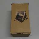 Kevin Textile Ink Black and Beige Patchwork Farmhouse Pillow Covers 20x20 Inch, Pack of 2 Striped Linen Decorative Modern Accent Pillow Cases for Sofa Couch Bedroom