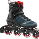 Rollerblade Macroblade 90 Men's Adult Fitness Inline Skate, Orion Blue/Spicy Orange, Performance Inline Skates, Size 10 Men