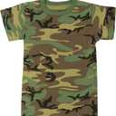 Rothco Kids Camo T-Shirt  Comfortable Outdoor Camouflage Short Sleeve Crew Neck Tee Shirt (Large)