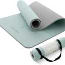 UMINEUX Yoga Mat Extra Thick 1/3'' & 2/5" Non Slip Yoga Mats for Women Eco Friendly TPE Fitness Exercise Mat with Carrying Sling & Storage Bag