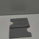 Faucet Mat for Kitchen Sink - Wider Diatomite Fast Drying Stone Sink Tray, Super Absorbent, Prevents Moisture Buildup - Faucet Splash Guard for Bathroom Counter (Dark Grey, 15x5.3inch)