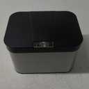 Compost Bin for Countertop, Compost Bucket Indoor Sealed, Food Waste Caddy, 1.13 Gallon Kitchen Compost Container with Lid, Compact and Easy Clean, Black Matte