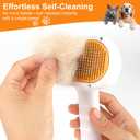 3-in-1 Pet Steam Brush Set for Dogs & Cats, Grooming Comb with Spray, Defur Tool, Water-Assisted Hair Removal, Spritz Brush, Multi-Purpose Kit, Undercoat Rake, Deshedding Brushes, Dematting Brush. (7.8"-Comb+Shampoo)