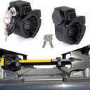 Shovel Holder Rubber Grip Mount Kit with lock Fits 0.79"-1.79" Diameter Tools Handles Quick-Release for Off-road Vehicle Roof Rack Molle Panels SUV Trucks UTV ATV M6 Nut