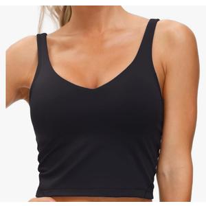 THE GYM PEOPLE Womens' Sports Bra Longline Wirefree Padded with Medium Support XL
