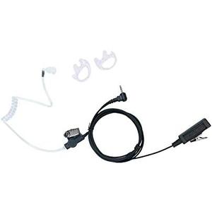 Klykon 2 Wire Covert Acoustic Tube Earpiece Headset PTT MIC for 1 PIN 2.5MM Motorola Talkabout Walkie Talkie 2 Way Radio MD200TPR MH230R MR350R MS350R MT350R MG160A MH230TPR