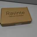 Ravinte 10 Pack 5 Inch Square Cabinet Handles Matte Black Pulls Drawer Kitchen Hardware for Cabinets Cupboard.