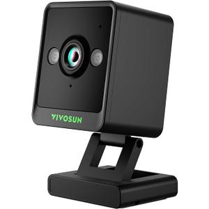 VIVOSUN GrowCam C4, 2K QHD WiFi Smart Camera for Grow Tent & VGrow Smart Grow Box, Supports 2.4GHz WiFi (Not 5GHz/6GHz), Timelapse, Night Vision, SD Card Storage, 2Way Audio, App Control