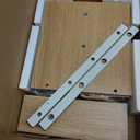 TEAMIX 2-Pack Monitor Stand Riser 20 inch, Wood Desk Computer Shelf, Maple