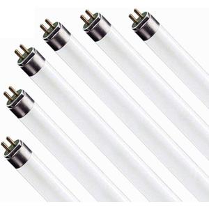 Circle (6 Pack F17T8/841 17W 24 Inch T8 Fluorescent Tube Light Bulb, 4100K Cool White, Medium Bi-Pin (G13) Base, 17 Watt T8 Light Bulbs (6 Count (Pack of 1))