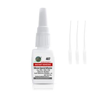 Super Glue for Silicone, Instantly Strong Adhesive for Silicone Rubber, Liquid Silicone, Car, TPU, TPR, TPE, Doll, Phone Case - Clear, Weatherproof, Heat-Resistant