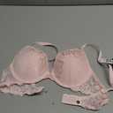 Deyllo Women’s Push Up Lace Bra Comfort Padded Underwire Bra Lift Up Add One Cup  36A