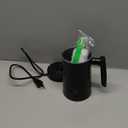 Milk Frother, 4-in-1 Milk Frother and Steamer with Temperature Control & Auto Shut-Off, 11.8oz/350ml Milk Warmer, Hot and Cold Foam Maker for Coffee, Latte, Cappuccinos, Macchiato, Black