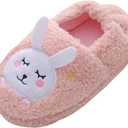 Toddler Girls Slippers Cartoon Plush Warm Shoes. Size 7-8