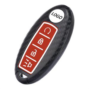 TANGSEN Smart Key Fob Cover Case for Nissan Murano Pathfinder Rogue Titan 4 Button Keyless Entry Remote