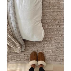 FRELISH DECOR Handwoven Jute Blend Cotton Area Rug - Contemporary Farmhouse Decor- Vintage Rustic Nautical Rugs for Bedroom - Living Room - Kitchen - Classy Home Decor (9'x12')