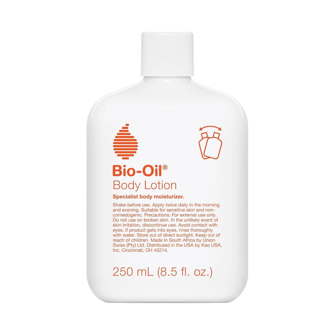 Bio-Oil Moisturizing Body Lotion for Dry Skin, Ultra-Lightweight High-Oil Hydration, with Jojoba Oil, Rosehip Oil, Shea Oil, and Hyaluronic Acid, 8.5 Oz