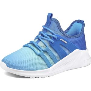 RUNSIDE Boys Girls Tennis Shoes Kids Lightweight Breathable Sneakers Lace-up Running Athletic Shoes for Toddler/Little Kid/Big Kid, Size 3