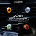 Animal Eye Car Air Freshener Vent Clip, Long Lasting Natural Aroma Car Diffuser, Odor Eliminator Interior Decor, Funny Unique Gift for Car Lovers(TREE FROG)