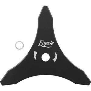 Eapele 12" x 3T 12-Inch 3 Teeth Heave Duty Steel Brush Cutter Trimmer Weed Eater Blade