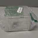 Bird Bath Cage, Cleaning Pet Supplies Cockatiel Bird Bathtub with Hanging Hooks for Little Bird Parrots Spacious Parakeets Portable Shower for Most Birdcage (5.1"L x 5.1"W x 4.3"H)