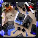 2 x 24 Pack Graduation Congratulation Cards with Grad Cap Pop up Appreciation Cards Gold Print Congratulation Motivational Graduation Gift for College High School Grad Party Supplies(Black,Blue)