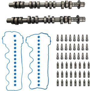 5.4 Left & Right Camshaft Rocker Arms Camshaft Lifters Valve Cover Gasket Set Fit For Ford F150 F250 F350 Mustang Expedition Explorer Sport Trac Lincoln Mark Navigator 4.6L 5.4L V8 3V 2005-2014