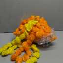 Giegxin 15 Pack Marigold Garland for Decoration 5 ft Long Strands Faux Artificial Marigold Flowers for Dia De Los Muertos Diwali Indian Wedding Party Decorations(Yellow,Orange)