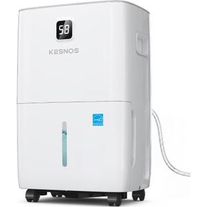 120 Pint Energy Star Dehumidifier for Basement with Drain Hose, 6500 Sq. Ft