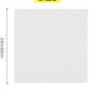 24 * 24in Peel and Stick Carpet Tiles, Self Adhesive Floor Squares with Extra Soft Pad, Easy Installation for Bedroom, Living Room, Office, Rental (10, White)