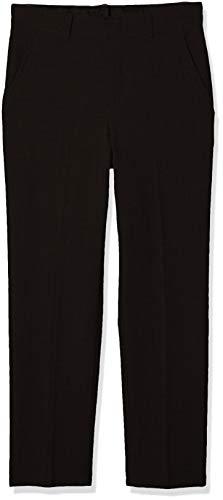 Van Heusen Boys Size Flex Stretch Flat Front Dress Pants, Black, 18 Slim