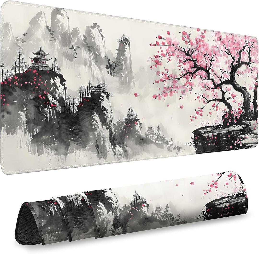 Gaming Mouse Pad, Large Mouse Pads for Desk, Mousepad Desk Matt for Desktop, 31.5L x 11.8W inches