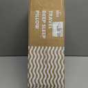 Cushion Lab Travel Deep Sleep Pillow  Compact Memory Foam Neck Pillow for Sleeping, Portable Pillow for Hotels, Camping, Side & Back Sleepers, On-The-Go  Wellness Green