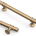 Asidrama 10 Pack 5 Inch(128mm) Champagne Bronze Kitchen Cabinet Handles, Cabinet Pulls Kitchen Cabinet Hardware Cupboard Handles Drawer Pulls