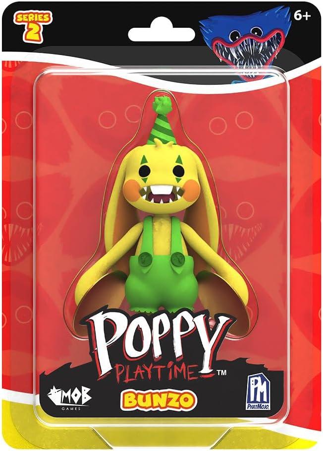 Poppy Playtime - Bunzo Bunny Action Figure (5" Tall Posable Figure, Series 2)