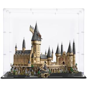 Large Acrylic Display Case for Lego 71043 Hogwarts Castle, 28.74x18.89x24.8 Inches, Acrylic Display Case with High Transparency & 3mm Thick Panels (Only Showcase)(Lego Sets are NOT Included)