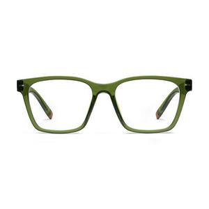 Men's Wilder Square Reading Glasses, Green, 1.25