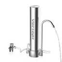 Vortopt Under-Sink & Countertop Filtration,Water Filter for Sink Faucet & Counter Top,5-Stage Sink Water Filter & Dispenser with Mineral,8000 Gal,Fast Flow for Kitchen/Bathroom.