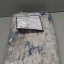 RELEANY Washable Area Rugs 4'x6' Non-Slip Modern Abstract Soft for Living Room Entryway Bedroom Nursery, Print Pattern, Blue Grey Navy Gray