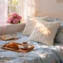 Valentines Pillow Covers 18x18 Inch Set of 2 - White Heart Soft Plush Faux Fur Jacquard, Romantic Love Decorative Throw Pillowcases for Bedroom Sofa Anniversary Wedding Holiday Home Decor (white)