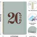 2026 Planner, Weekly and Monthly Calender Planner, Jan 2026 to Dec 2026, Hardcover 2026 Calendar Book with Tabs & Inner Pocket, Office Home School Supplies for Women & Men - A5 (6.3" x 8.5"), Dusty Blue