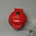 Cake Maker Machine for Lava Cake, Mini Donuts, Waffles, Pancakes - Breakfast, Snacks, Desserts - Non-stick Surface, Double-sided Heating, Red