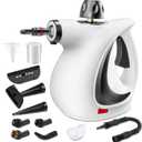 Spurgehom Handheld Steam Cleaner, Portable Steamer with Large Capacity,11-Piece Accessory Set for Floor, Car, Carpet, Upholstery, Couch, Tile, Windows Cleaning (Grey)