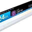 Enbrighten 24 inch Plug-in Under Cabinet Lights, 1560 Lumens, Five White Settings from (2700K-6500K), Full Range Dimmable, One-Touch Sync Control, Linkable Under Counter Lights for Kitchen 82786-T1