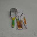Heavy Duty Stainless Steel Potato Masher and Stainless Steel Straws