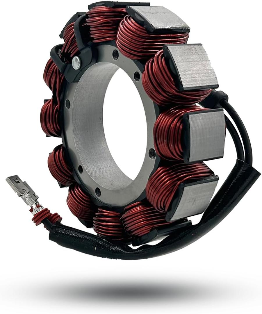 Motorcycle Stator Coil 29987-02 Compatible with Harley Davidson Electra Glide Road Glide Road King 2002-2005 45AMP 29987-02A