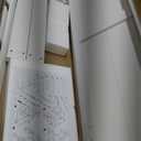 Bamboo Wood Entryway Table 47.2" Console Table, Narrow Sofa Table with Support Beam for Entrance, Hallway, Living Room, Bedroom, Foyer(White)