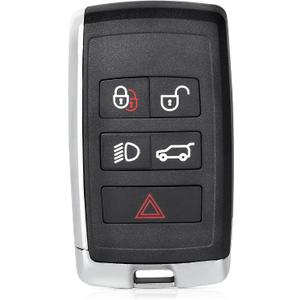 Keyecu for Land Rover Discovery Range Rover 2018 2019 2020 Replacement Remote Car Key Fob 315MHz 5 Buttons KOBJXF18A, Half KeylessNon-intellegient