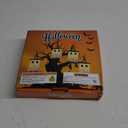 Set of 4 Halloween Hanging Ghosts, Halloween Decorations Outdoor Hanging Ghosts with Witch Hat,Glowing Ghost Witch Hat Lights, Light up Ghost Decor for Yard Patio Garden Tree Outside(4 Ghost Lighted)